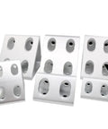 Built Different Right Angle Triangle Block Connector Brackets For 2020 3030 4040 Aluminum Extrusion Profiles Pro Level corner brackets set.