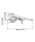 Beefy 9 Inch Locking Pliers Set For Welding And Metalwork 4 Pack Quick Lock Release Clamps With Adjustable Tension side view