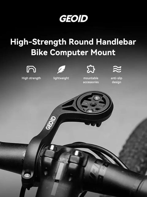 Out Front Bike Computer Mount For Roadies Universal Front Mount Fits Garmin on black bike handlebars