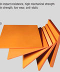 Red Phenolic Resin Sheet 0.5mm Thick 100x150mm Insulation Sheet For ICT IET Test Fixtures Machining Ready 5 Pack Pro Grade Durable Phenolic Plastic Board For DIY And Industrial Projects, orange stacked sheets