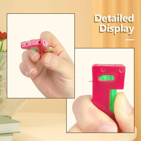 Automatic Needle Threader for Hand Sewing and Embroidery Must Have 2025 Upgraded Threading Device in hand, compact design.