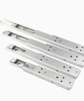 Heavy Duty Folding Triangle Wall Brackets For Custom Corner Shelves, Built Like A Tank Stainless Steel Corner Supports, No Sweat Heavy Lifting Mounting Kit Includes 4 Pack For Home Organization, set of four silver wall brackets.