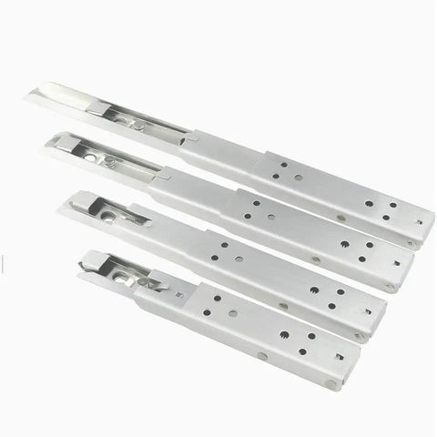 Heavy Duty Folding Triangle Wall Brackets For Custom Corner Shelves, Built Like A Tank Stainless Steel Corner Supports, No Sweat Heavy Lifting Mounting Kit Includes 4 Pack For Home Organization, set of four silver wall brackets.