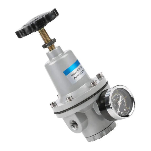 G1/4 Aluminum Alloy Air Pressure Regulator Valve For Pneumatic Systems With Balanced Inlet Built To Last And Easy Install