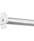 Concealed Door Closer With Tubular Chain Spring, Auto Soft Close For Doors Up To 50 Kg, Silver Tone Finish, Invisible Mount