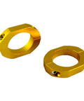 Gold alloy lateral locks from KLL116 Bushing Kit Black With Alloy Lateral Lock For 16mm Diameter Engineered To Grab More Grip