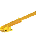 Heavy Duty Workhorse Forklift Jib Boom Crane With 11000 Lbs Capacity And Adjustable 94.5 Inch Telescopic Arm sturdy yellow crane attachment with hook