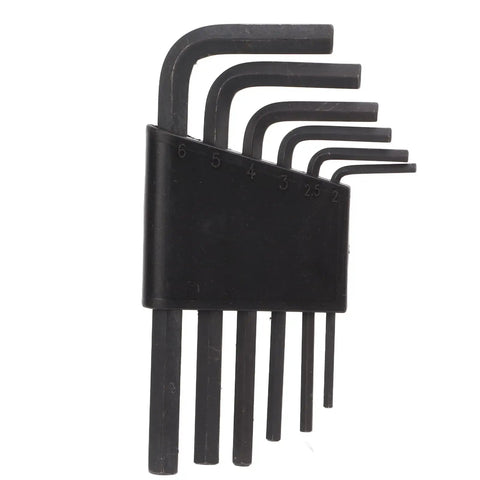 Solid Xixian 6 Pack L Shape Hex Key Wrench Set Made From Tough Carbon Steel For Ycle Fix Ups, Heavy Duty Allen Tool Kit Ideal For Maintenance Jobs And Hand Screwdriver Grabs That Hold Up Great No Bending, 2-6mm