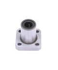 Square Flange Linear Bearing Kit LMK8UU 8x15x24mm 2-Pack for CNC and 3D Printer Projects, close-up view.