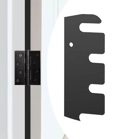 Stainless Steel Hinge Repair Shims Kit For Quick Door Alignment With Nonslip Metal Spacers 10 Pack next to door hinge