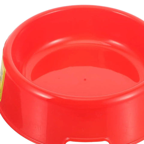 Fire Extinguisher Base Floor Holder For Home Office And Industrial Spaces, heavy-duty red plastic storage stand, top view