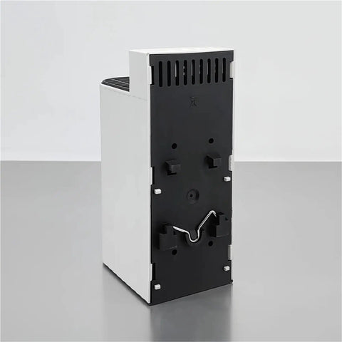 Touch Safe Air Industrial Space Heater Replacement Module For Cabinet Heating 50 Watt Compact Heating Core rear view showing steel housing and snap wiring.