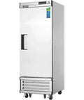 Pro Shop Heavy Hitter Reach In Freezer With One Ironclad Solid Door Providing Generous 23 Cubic Feet Of Deep Cold Storage And Reliable 115 Volt Power To Keep Your Kitchen Workloads Rock Solid And Ready For The Daily Grind, showcasing stainless steel exterior.