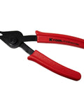 Heavy Duty Snap Ring Pliers For Internal And External Rings With 90 Degree Tip 0.037 Inch Rubber Dipped Grips in side view
