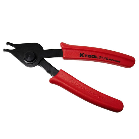 Heavy Duty Snap Ring Pliers For Internal And External Rings With 90 Degree Tip 0.037 Inch Rubber Dipped Grips in side view