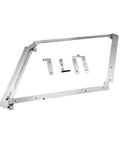 Top Notch Stainless Steel Heavy Duty Silent Cabinet Hinge For Left Inner Door 3D Adjustable Nickel Plated Steel Soft Close components displayed.