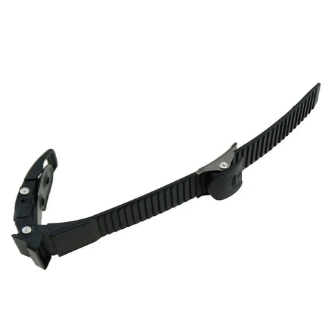 Replacement Buckle Clip Screw Set For Inline Skates with adjustable PVC strap, showing durable roller skating part for stability.