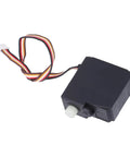 Rock Solid 17G RC Steering Servo For Sachiyu 16101 Through 16201, compact gear motor with wiring harness.