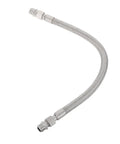 Badass Half Inch Stainless Steel Braided Air Hose High Pressure Heat Resistant Jumper For Industrial Air Compressor Pump Discharge Vibration Absorbing Heavy Duty Pro Grade Quality Keeps Moving Smooth Easy Install Shop Ready Top Tier, braided hose with threaded ends