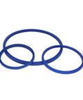Heavy Duty Hydraulic Cylinder Dust Seal Ring For Excavator Equipment Blocks Dirt Soil Sand To Save Piston Rod Scratches Lower Oil Needs Sealing With No Gaps Keeps Fluid Clean For Rigs That Need Long Term Solution To Keep Your Dough Safe Forever. blue PU dust seal rings