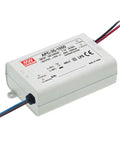 Enclosed AC To DC LED Driver Power Supply With Single Output 11 To 33 VDC At 1050mA 35 Watt Compact Metal Enclosure Reliable LED