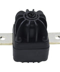 Heavy Duty High Voltage Pyrofuse Battery Disconnect Unit for Trucks and EVs with metal mounting bracket, compact design.