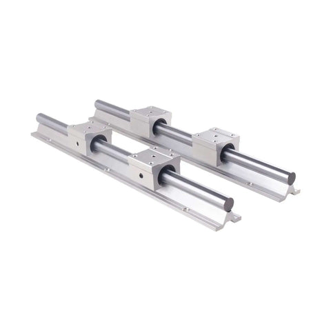 Premium High Precision Linear Guide Rail Kit with 2pcs SBR16 Rails And 4 Smooth Bearings For Super Fast Sliding Motion Plus Easy Setup And No Maintenance Needed Like A Pro DIY Maker, two SBR16 rails with 4 bearings