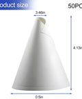 50 Pack Disposable Paper Oil Funnels For Cars No Spill Automotive Fluid Dispenser Cone Funnel Set For SUVs Sedans Trucks