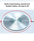 Tempered Glass Rotating Tray Round Lazy Susan For Dining Table 39 Inch Turntable Serving Plate Durable Glass Surface