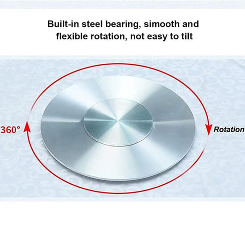 Tempered Glass Rotating Tray Round Lazy Susan For Dining Table 39 Inch Turntable Serving Plate Durable Glass Surface
