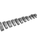 135 Piece Woodruff Key Half Moon Set for Gear Shafts Flywheels Pulleys and Cranks, Built for Gearheads and Shop Pros, set of keys displayed