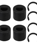 4 Pack Rubber Roller Replacements And Retaining Clip Rings For Cricut Maker Keep Rollers From Moving Easy Install Durable Rubber Rollers And Clip Rings For Smooth Crafting. Black rubber rollers and clip rings set