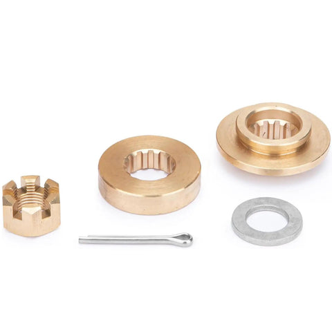 Beefed Up OEM Upgrade Propeller Installation Hardware Kit For Yamaha Outboard Engines 40-55HP With Thrust Washer Spacer Washer Nut And Cotter Pin Included Durable Marine Grade Hardware For Quick Installation And Long Lasting Performance
