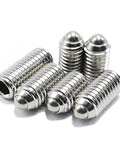 Top Shelf M6 Hex Socket Ball Point Grub Set Screws Made From Premium Stainless Steel, ten pack, 25mm long