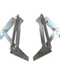 Heavy Duty Stainless Steel Cabinet Hinges with 80 Degree Sprung Mechanism, 20mm Side Panel Fit, shown in metal finish, built to last.