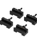 Four Piece Tool Post Holder Set For Turning Facing And Boring Projects High Speed Steel CNC Fixture Model 250001