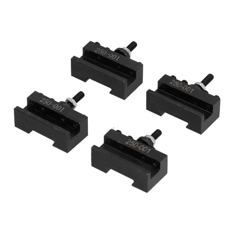 Four Piece Tool Post Holder Set For Turning Facing And Boring Projects High Speed Steel CNC Fixture Model 250001