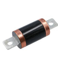 No Sweat Install Heavy Duty 250 Amp High Voltage Hybrid Electric Vehicle Bolt In Tag Fuses for Renault Zoe Replacement showing a black and copper fuse unit.