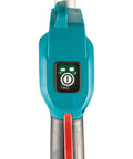 Close-up of control panel on the 18V Brushless Cordless Coupled Shaft Power Head Kit With 13 Inch Trimmer And 10 Inch Pole Saw Attachments 4Ah Battery