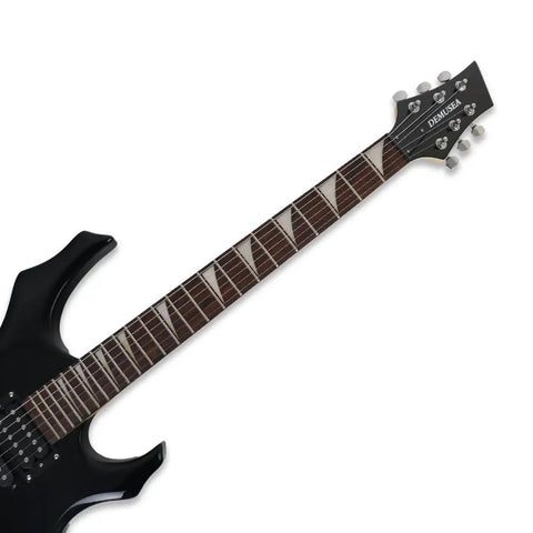 39 Inch Electric Guitar Beginner Friendly Starter Kit With 20W Amplifier Bundle black body, 24 frets, solid maple neck