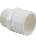 16 Pack Three Quarters Inch NPT PVC Pipe End Adapter Connector White Male Thread For Subsurface Drip Irrigation Systems Pools And Outdoor Projects