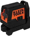 Side view of Self Leveling Laser Level With Bright Green Cross Lines, Tiny And Handy Mini Tool for Quick Leveling, Klein Tools design