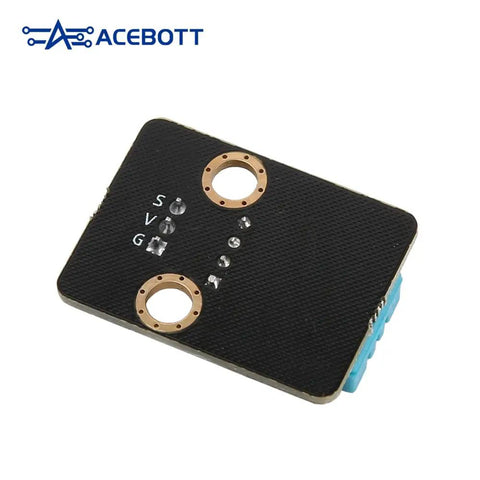 Three Pack DHT11 Temperature And Humidity Sensor Module For Arduino 3.3V To 5V Digital Sensor With Wires, black PCB