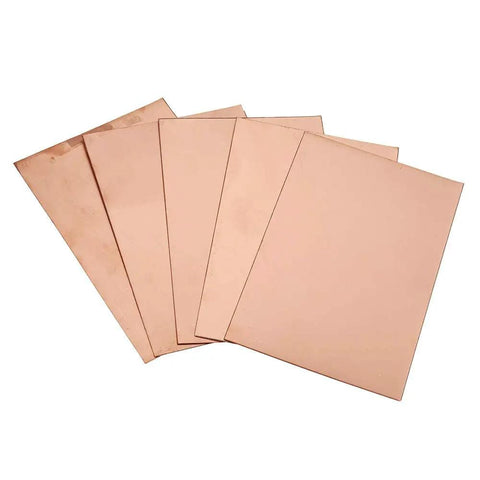 5 Pack 100 X 150 X 0.4mm Double Sided Copper Clad PCB Boards For DIY Electronics Prototyping Soldering Practice And Custom Circuit Projects