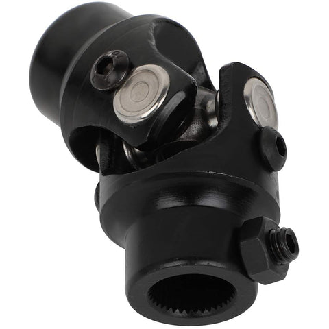 3/4-36 Spline To 3/4 Inch Round U-Joint Steering Universal Joint Coupling Black 83mm product close-up