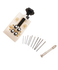 Tabletop Bead Drilling Vise Set With Four Point Rubber Tipped Posts Hand Pin Vise And Mounting Slots For Bead Drilling Jewelry Making Model Fixing And Small Parts Clamp Tool For Handy Go To Pro Grade Precision Handwork, 106 mm vise with drill bits