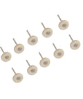 Pro Grade Wool Felt Polishing Wheel Kit 60 Pcs 25mm buffing wheels with 3mm shank for metal and plastic finishing on rotary tools