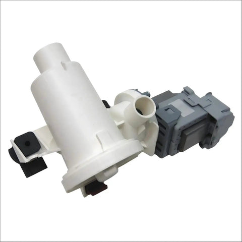 Drain Pump Motor Assembly For Front Load Washing Machines Replaces 280187 AP3953640 PS1485610, white and gray plastic