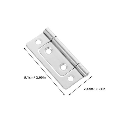 Stainless Steel Quiet Flush Cabinet Hinges Beefy Heavy Duty Non Mortise Door And Furniture Hinges For Wardrobe And Kitchen Cabinets