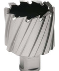 Annular cutter, Hougen 12,000 series, high-speed steel, 9/16 in diameter x 1 in depth of cut, 3/4 in Weldon shank
